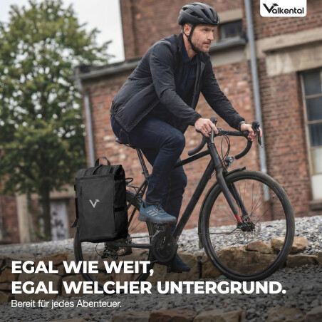 Valkental TrailX 2in1 Fahrradtasche &amp; Rucksack f&uuml;r jeden Untergrund 28 L