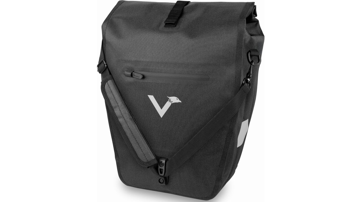 Valkental Bike Bag Urban Praktische 2in1 Gepäckträgertasche im urbanen Look 22 L inkl. Umhängegurt