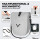 Valkental Bike Bag große & wasserdichte Gepäckträgertasche inkl. Umhängegurt reflective