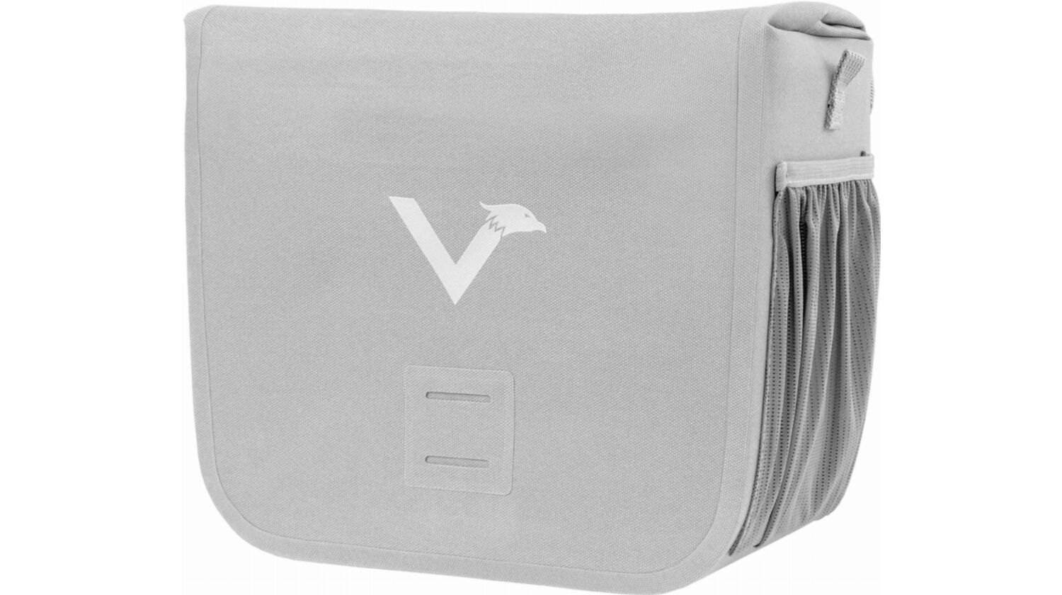 Valkental Front Pack Robuste & wasserdichte Lenkertasche ohne Halterung grey reflective 7 L