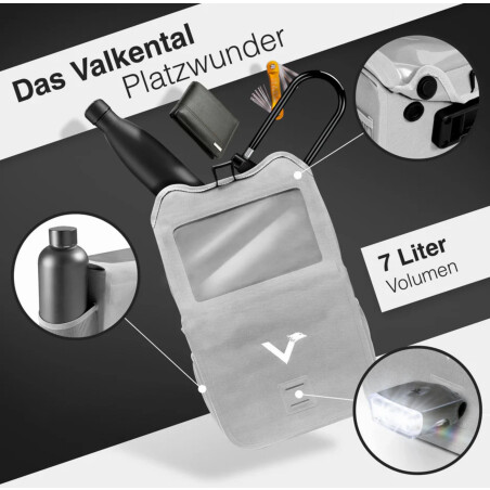 Valkental Front Pack Robuste & wasserdichte...
