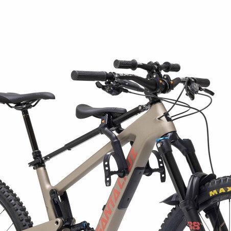 Kids Ride Shotgun MTB Front Pro 2.0 Combo-Set Kindersitz black