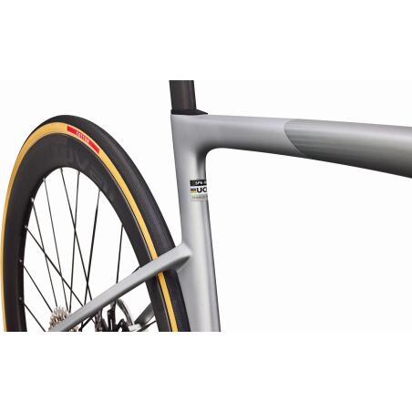 Specialized S-Works Tarmac SL9 AXS Rennrad Diamant 28" Satin Silver Dust/Gloss Chrome