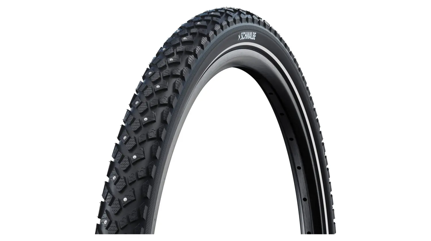 Schwalbe Motion Spike K-Guard Drahtreifen/Spikereifen 28" Winter Compound schwarz/reflex