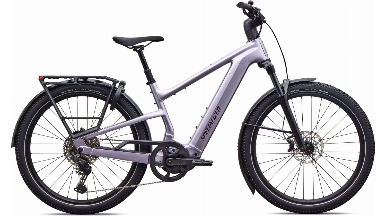 Specialized Turbo Vado 3 EVO 5.0 840 Wh E-Bike Diamant 27,5" Gloss Amethyst Frost Metallic/Bordeaux Metallic