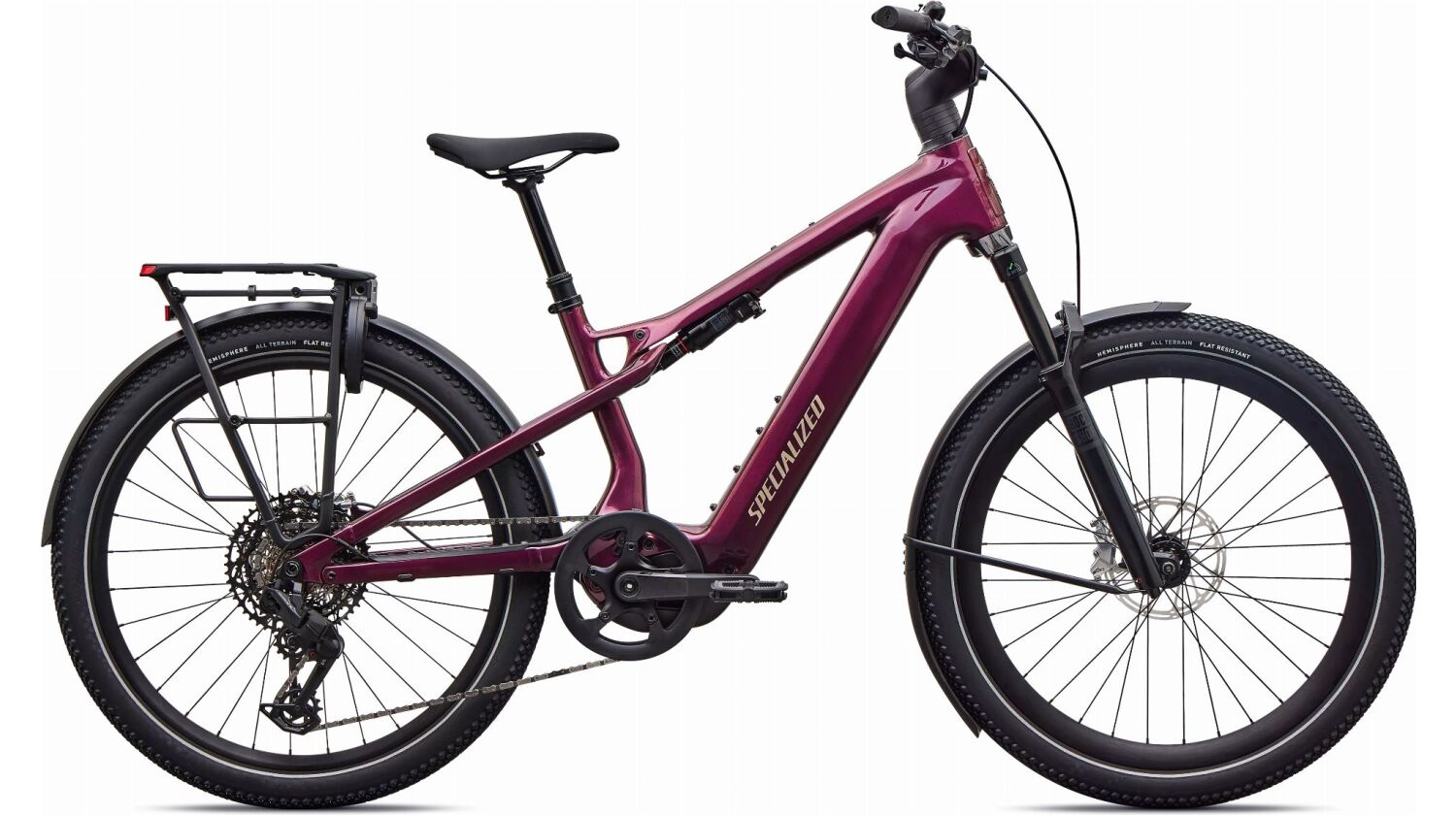 Specialized Turbo Vado 3 X 5.0 NB 840 Wh E-Bike Fully 27,5" Gloss Boreaux Metallic/Sandstone Metallic