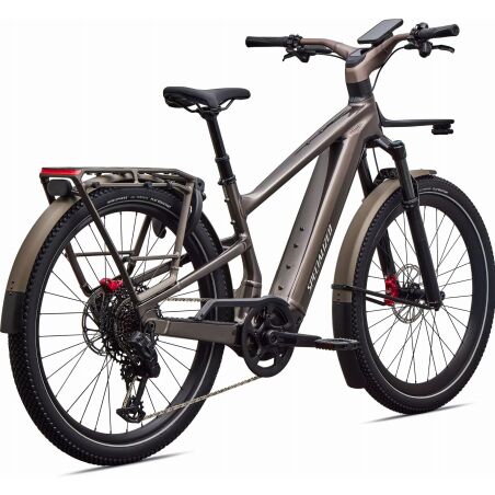 Specialized Turbo Vado 3 EVO 6.0 NB 840 Wh E-Bike Diamant 27,5" Gloss Warm Smoke Metallic/Satin Brushed Chrome