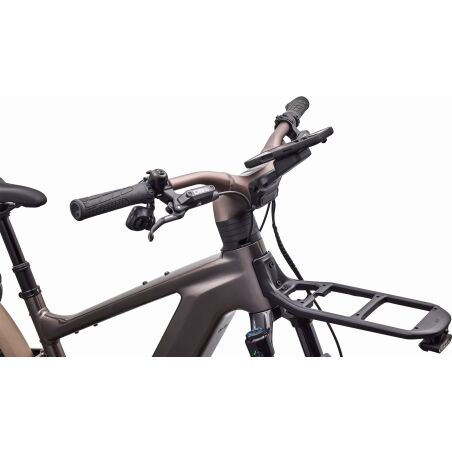 Specialized Turbo Vado 3 EVO 6.0 NB 840 Wh E-Bike Diamant 27,5" Gloss Warm Smoke Metallic/Satin Brushed Chrome