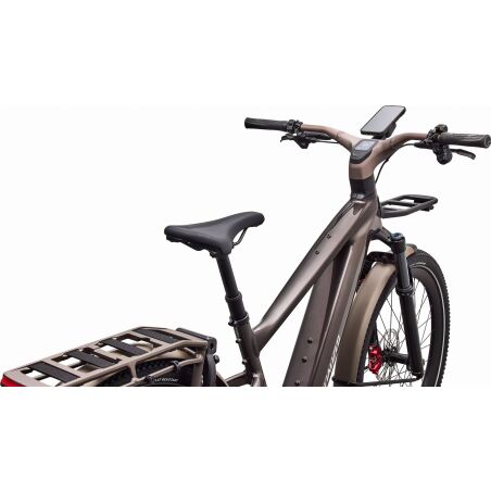 Specialized Turbo Vado 3 EVO 6.0 NB 840 Wh E-Bike Diamant 27,5" Gloss Warm Smoke Metallic/Satin Brushed Chrome