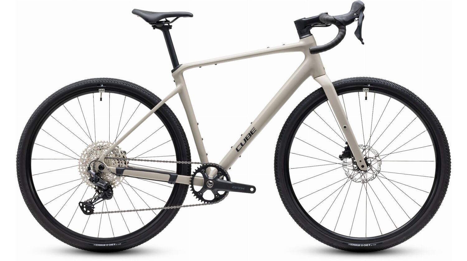 Cube Nuroad EX Gravelbike Diamant oatgrey´n´black
