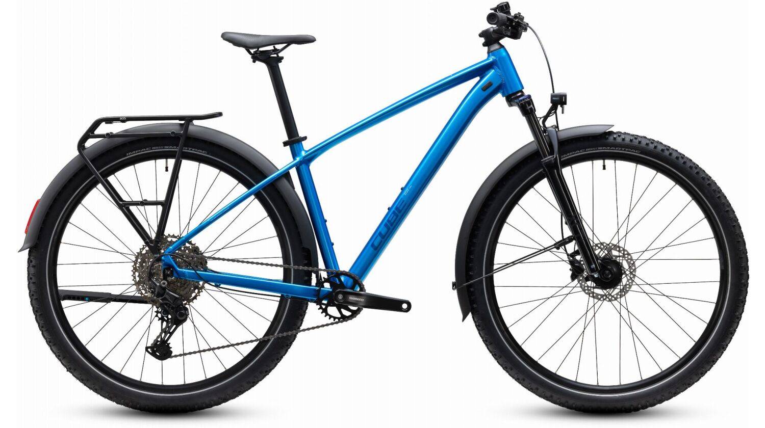 Cube Aim Pro FE MTB-Hardtail Diamant topasblue´n´blue