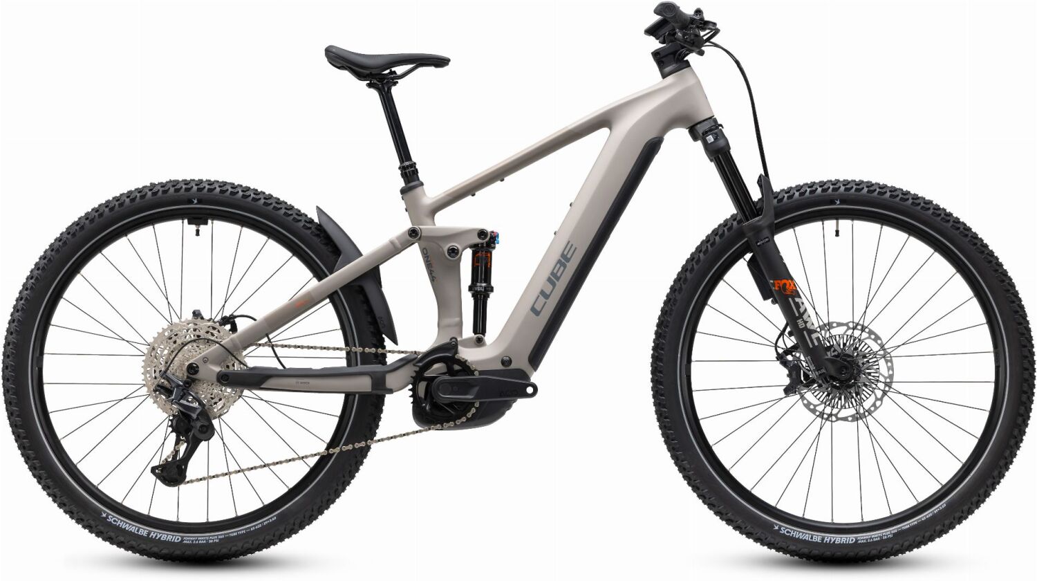 Cube Stereo Hybrid One44 SLX 800 Wh E-Bike Fully oatgrey´n´grey