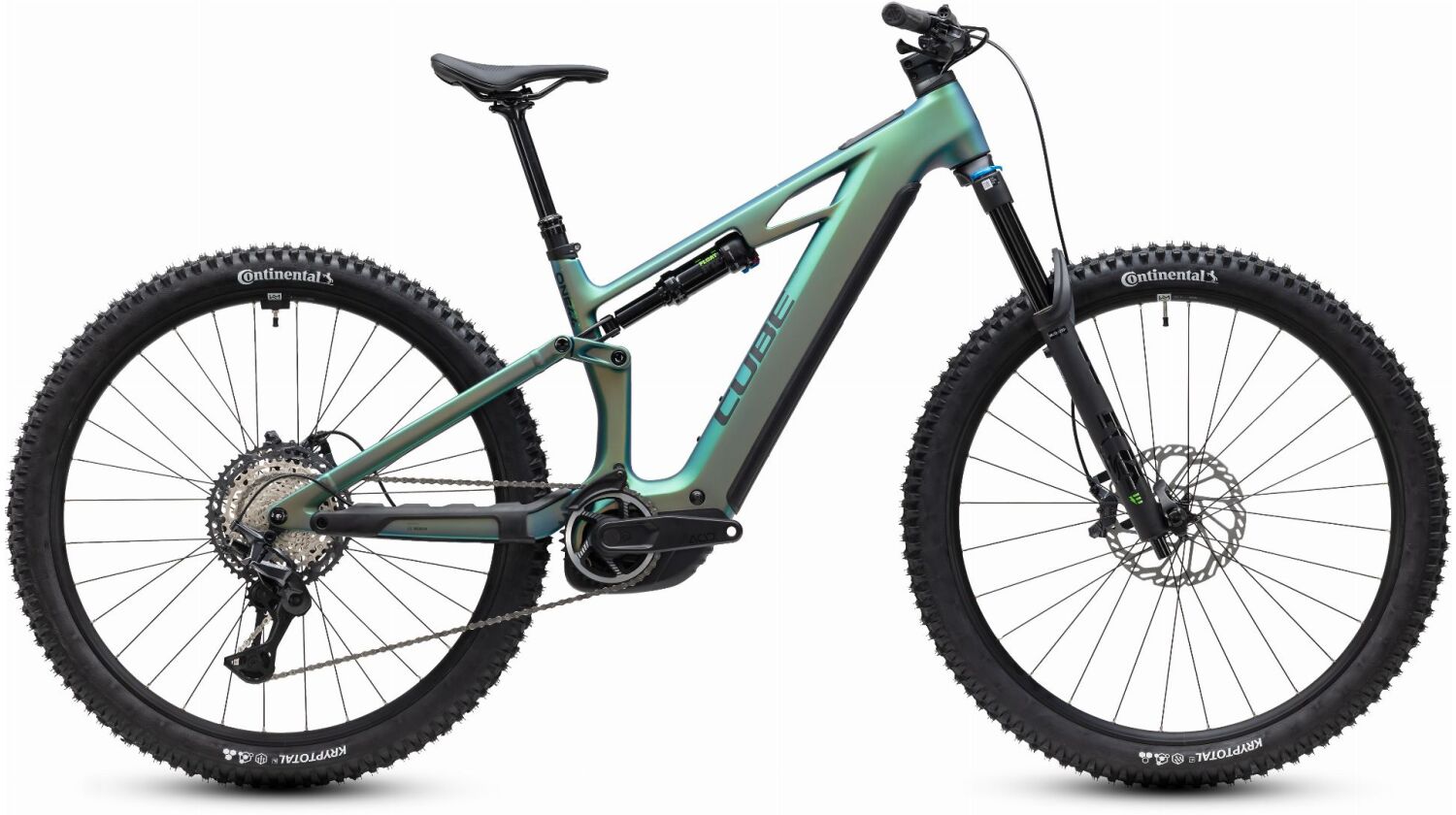 Cube Stereo Hybrid One44 HPC SLX 800 Wh E-Bike Fully jungali´n´black