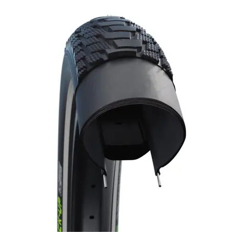 Schwalbe Pick-Up Addix E Performance Line, Tube, Drahtreifen 26" TwinSkin, Super Defense black-reflex