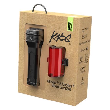 Knog Blinder 120 Lux + Twinpack StVZO Beleuchtungsset...