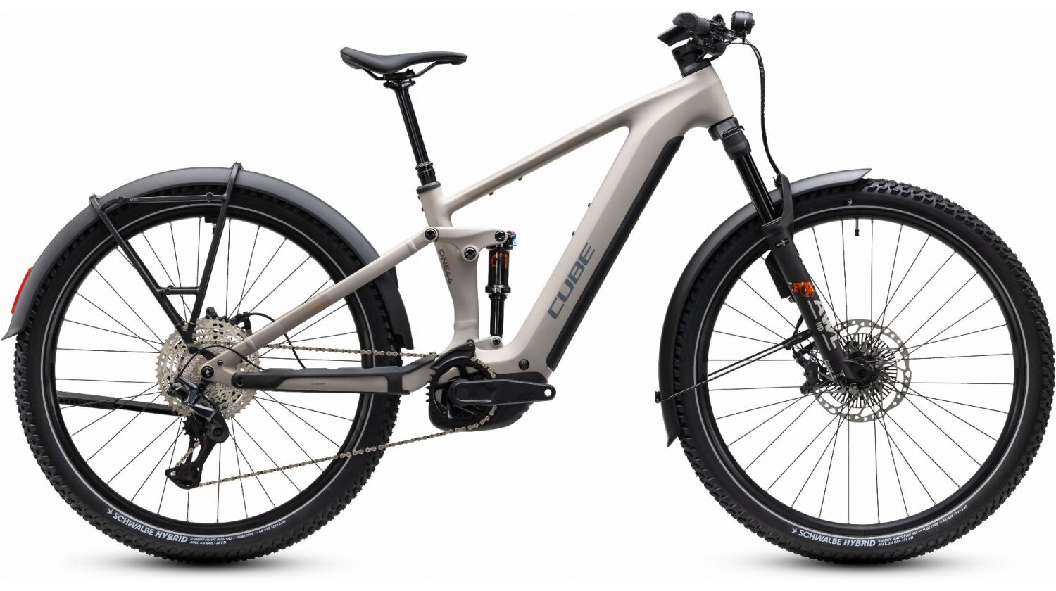 Cube Stereo Hybrid One44 SLX FE 800 Wh E-Bike Fully oatgrey´n´grey
