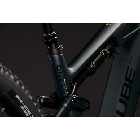 Cube Stereo Hybrid One44 HPC Race 800 Wh E-Bike Fully coal&acute;n&acute;green