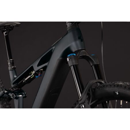 Cube Stereo Hybrid One44 HPC Race 800 Wh E-Bike Fully coal&acute;n&acute;green