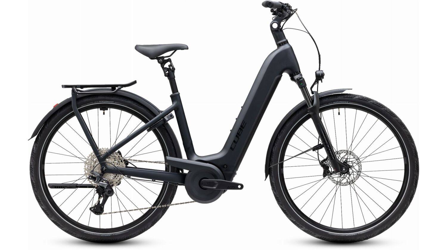 Cube Kathmandu Hybrid Pro 800 Wh E-Bike Easy Entry 28" coal´n´black