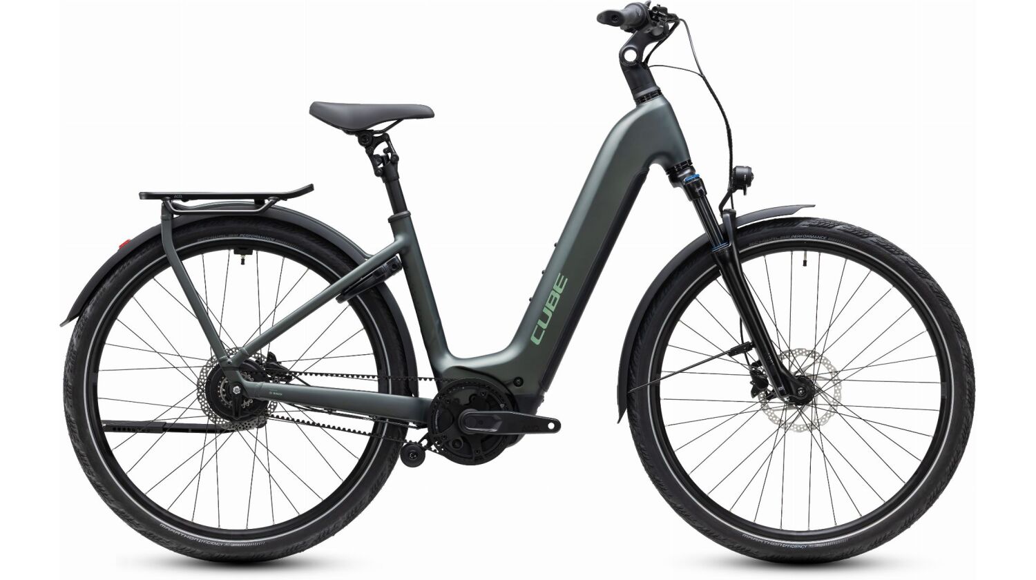 Cube Kathmandu Hybrid Deluxe Pro 800 Wh E-Bike Easy Entry 28" blackforest´n´chrome