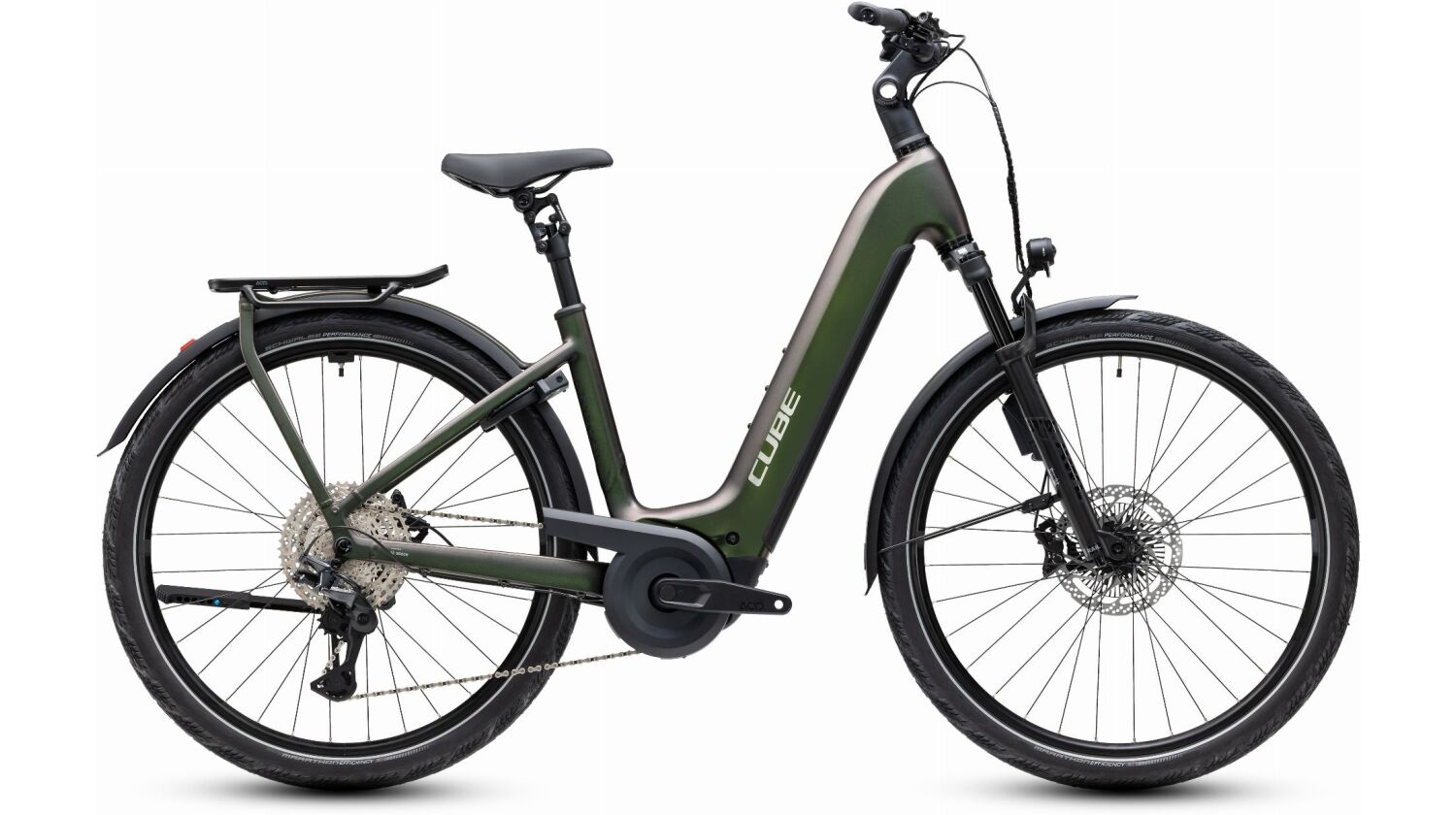 Cube Kathmandu Hybrid EXC 800 Wh E-Bike Easy Entry 28" stellar´n´chrome