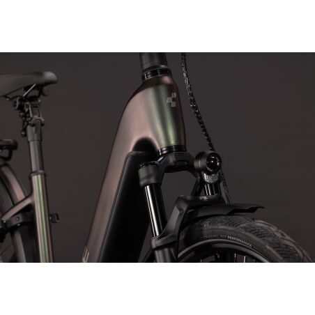Cube Kathmandu Hybrid EXC 800 Wh E-Bike Easy Entry 28" stellar&acute;n&acute;chrome
