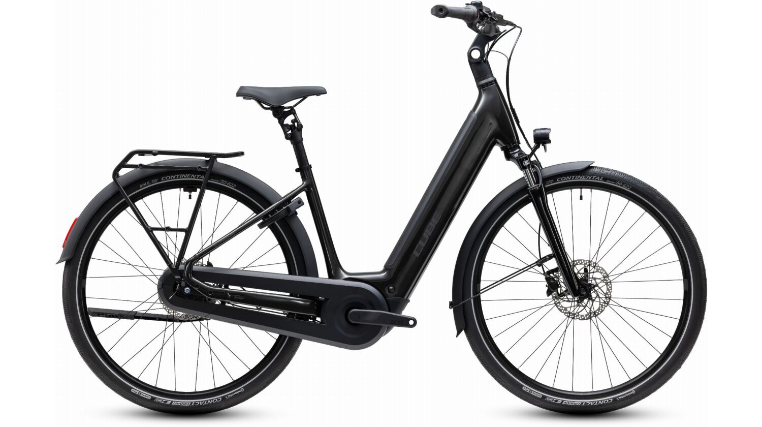 Cube Supreme Hybrid Comfort One 600 Wh E-Bike Easy Entry gunmetal´n´reflex