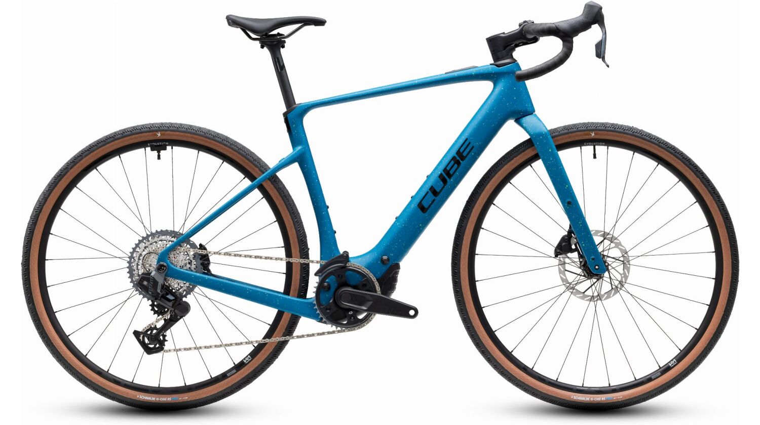 Cube Nuroad Hybrid C:62 EXC 400X Wh E-Gravel Rad Diamant 28" tropicalteal´n´black