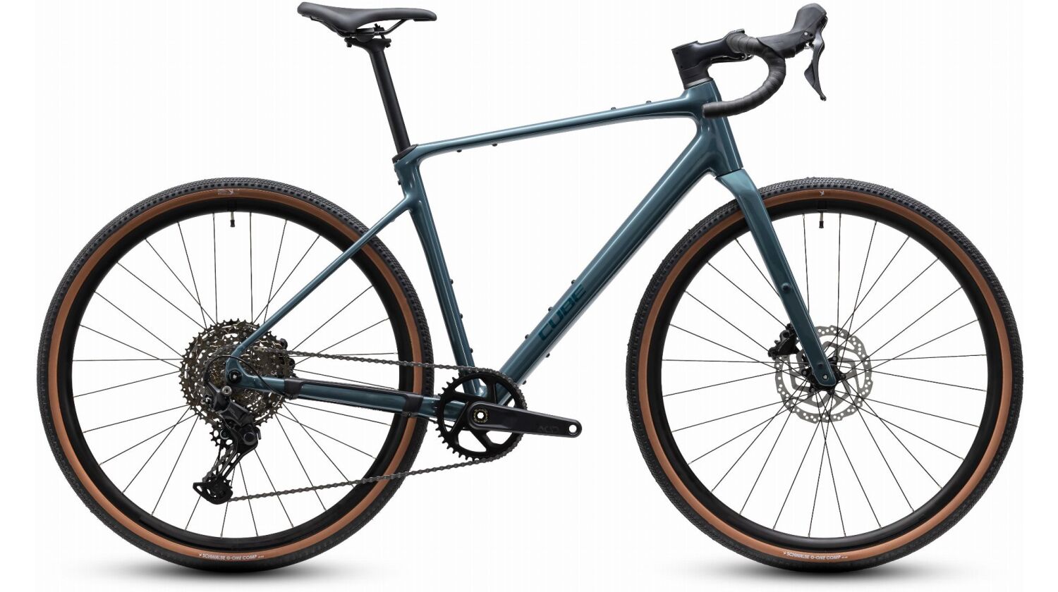 Cube Nuroad Pro Gravelbike Diamant taiga´n´blue
