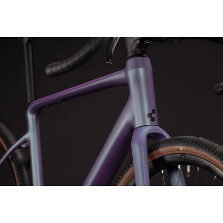 Cube Nuroad Pro Gravelbike Diamant mysticpurple&acute;n&acute;black