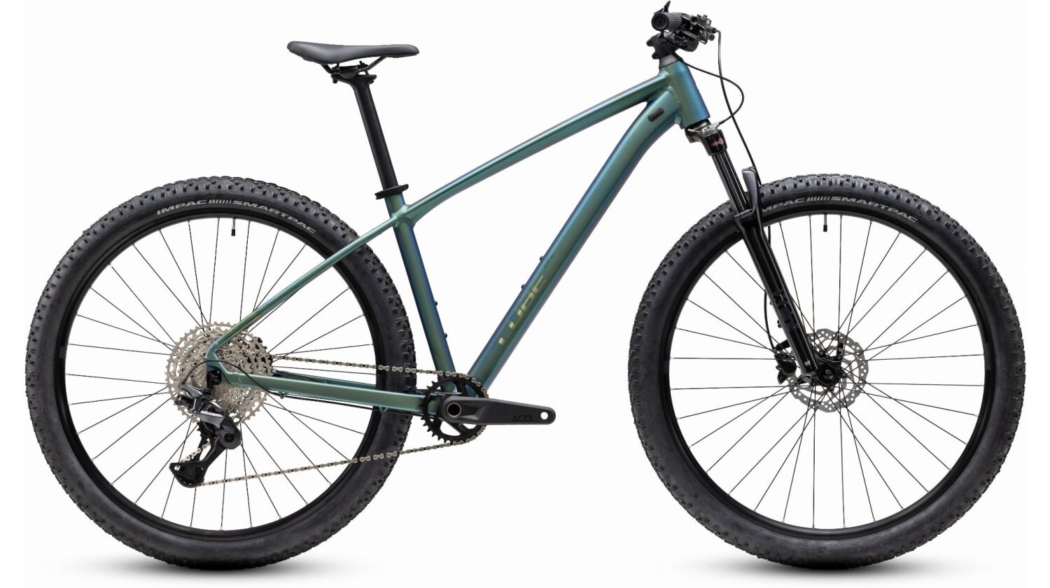 Cube Aim SLX MTB-Hardtail Diamant shiftverde´n´chrome