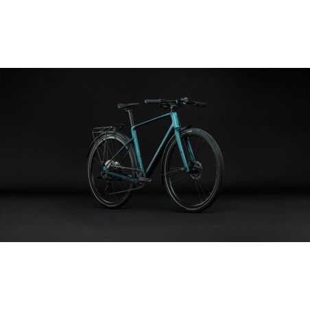 Cube Nulane C:62 SLX FE Fitnessbike Diamant 28" metallicpetrol&acute;n&acute;black
