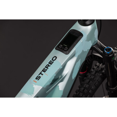 Cube Stereo Hybrid One44 HPC Pro 800 Wh E-Bike Fully pearlaqua&acute;n&acute;black