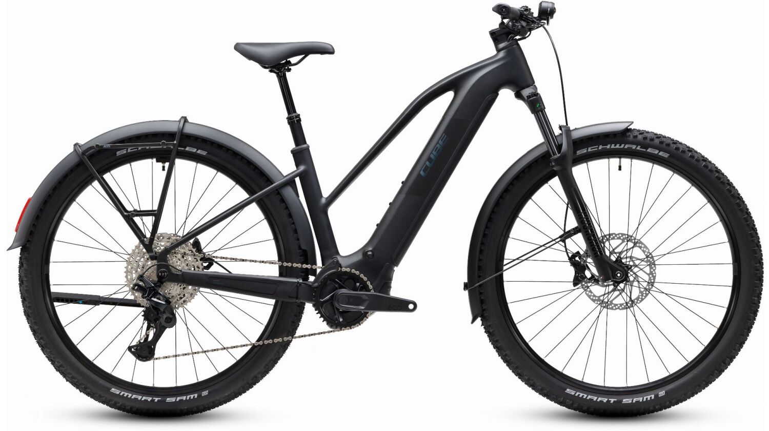 Cube Reaction Hybrid Pro FE 800 Wh E-Bike Hardtail Trapeze silverdust´n´prism