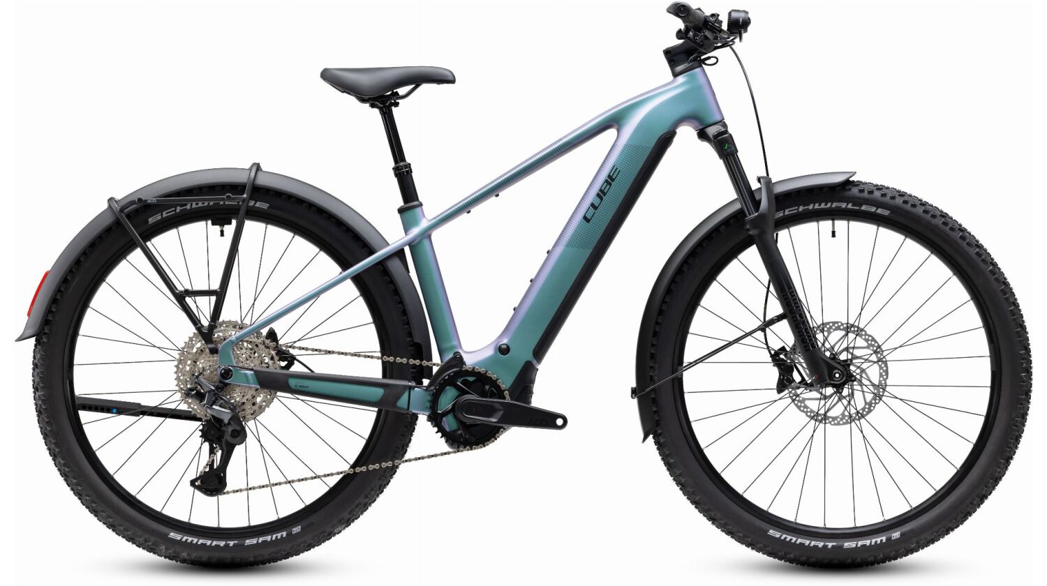 Cube Reaction Hybrid Pro FE 800 Wh E-Bike Hardtail Diamant polarlight´n´black