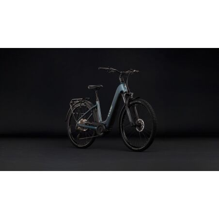 Cube Nuride Hybrid Pro 800 Wh E-Bike Easy Entry 28" deepteal&acute;n&acute;blue