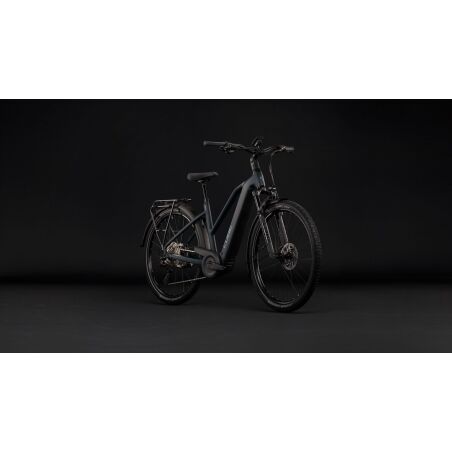 Cube Nuride Hybrid EXC 800 Wh E-Bike Trapeze 28" coal&acute;n&acute;chrome