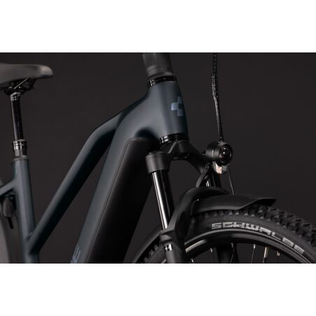Cube Nuride Hybrid EXC 800 Wh E-Bike Trapeze 28" coal&acute;n&acute;chrome