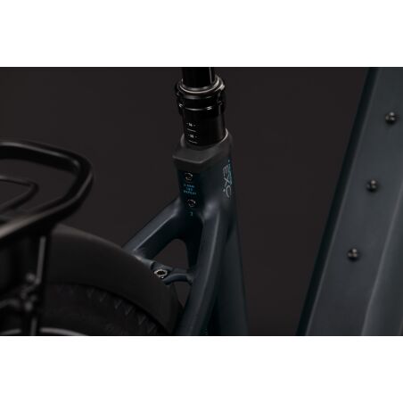 Cube Nuride Hybrid EXC 800 Wh E-Bike Easy Entry 28" coal&acute;n&acute;chrome