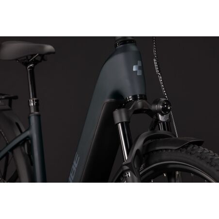 Cube Nuride Hybrid EXC 800 Wh E-Bike Easy Entry 28" coal&acute;n&acute;chrome