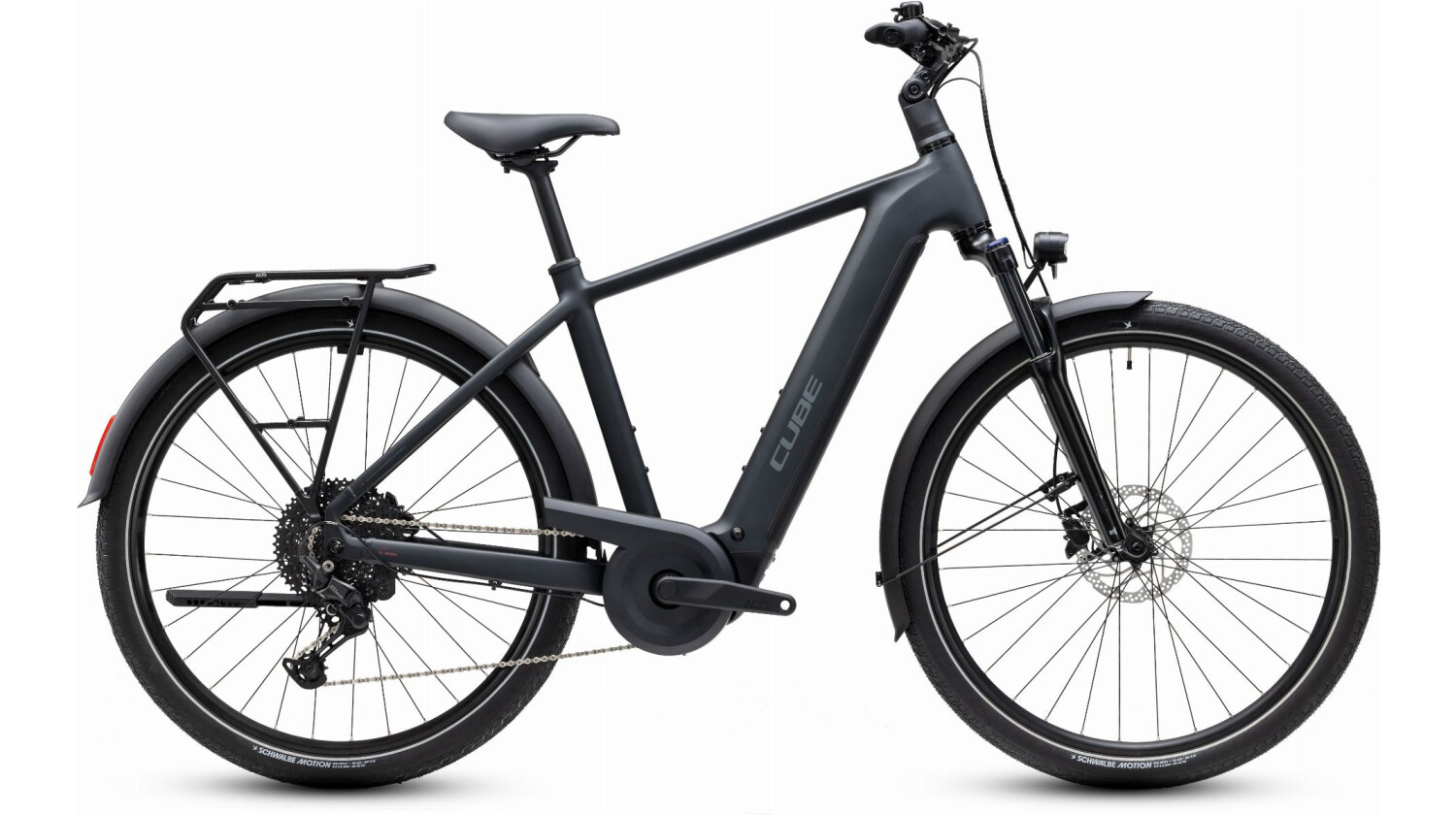 Cube Touring Hybrid One 600 Wh E-Bike Diamant 28" grey´n´coolgrey