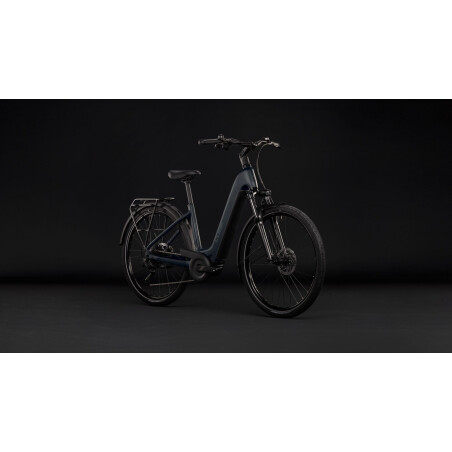 Cube Touring Hybrid One 600 Wh E-Bike Easy Entry 28" grey&acute;n&acute;coolgrey