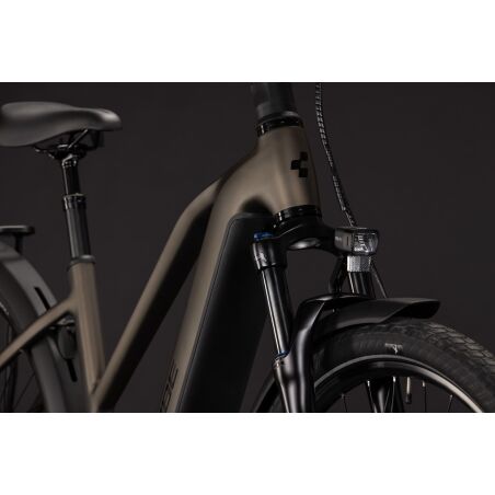 Cube Touring Hybrid Pro 800 Wh E-Bike Trapeze 28" metallicumbra&acute;n&acute;black
