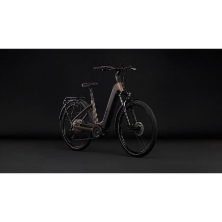 Cube Touring Hybrid Pro 800 Wh E-Bike Easy Entry 28" metallicumbra&acute;n&acute;black