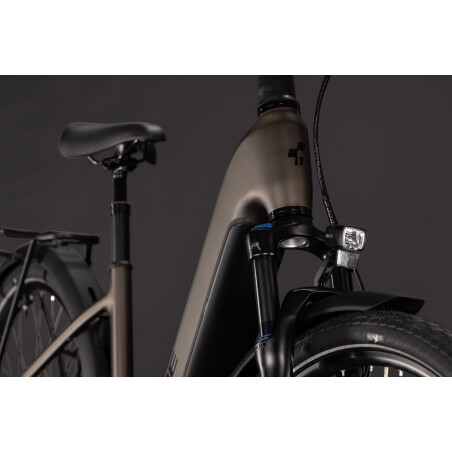 Cube Touring Hybrid Pro 800 Wh E-Bike Easy Entry 28" metallicumbra&acute;n&acute;black