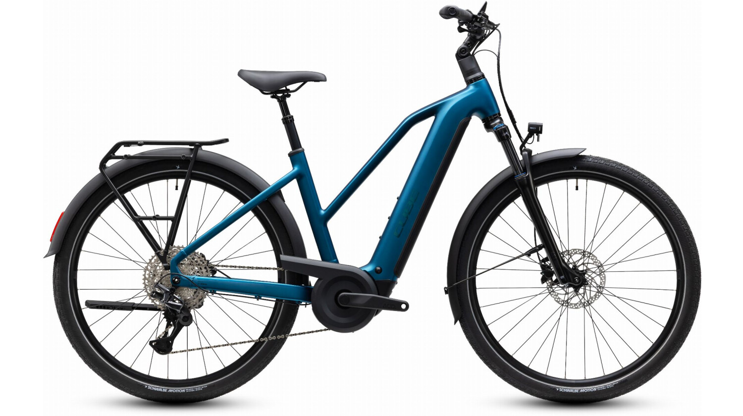 Cube Touring Hybrid Pro 800 Wh E-Bike Trapeze 28" electricblue´n´prizm