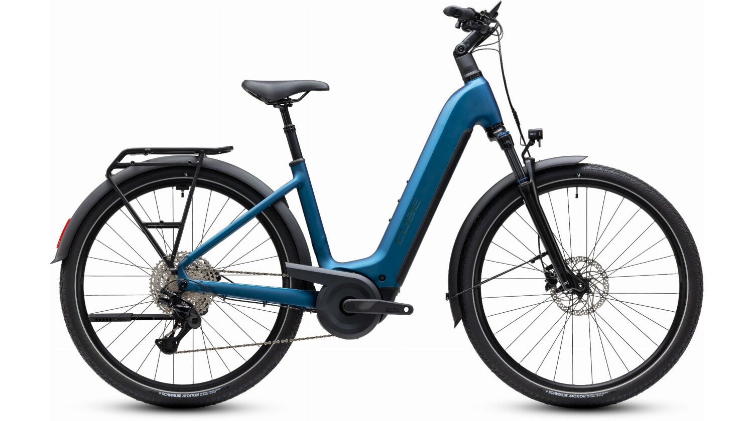 Cube Touring Hybrid Pro 800 Wh E-Bike Easy Entry 28" electricblue´n´prizm