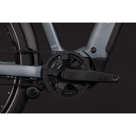 Cube Touring Hybrid Deluxe SLX 800 Wh E-Bike Trapeze 28" slabgrey&acute;n&acute;chrome