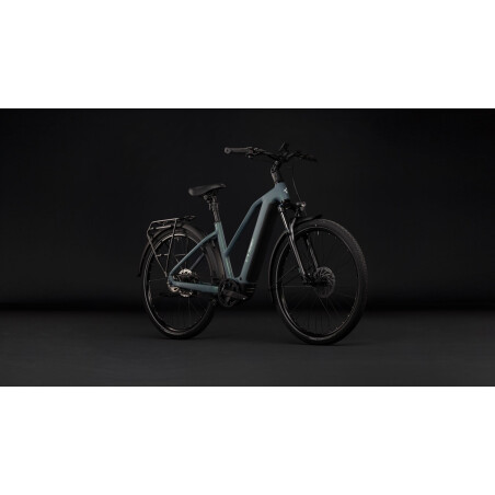 Cube Touring Hybrid Deluxe SLX 800 Wh E-Bike Trapeze 28" greengranit&acute;n&acute;green