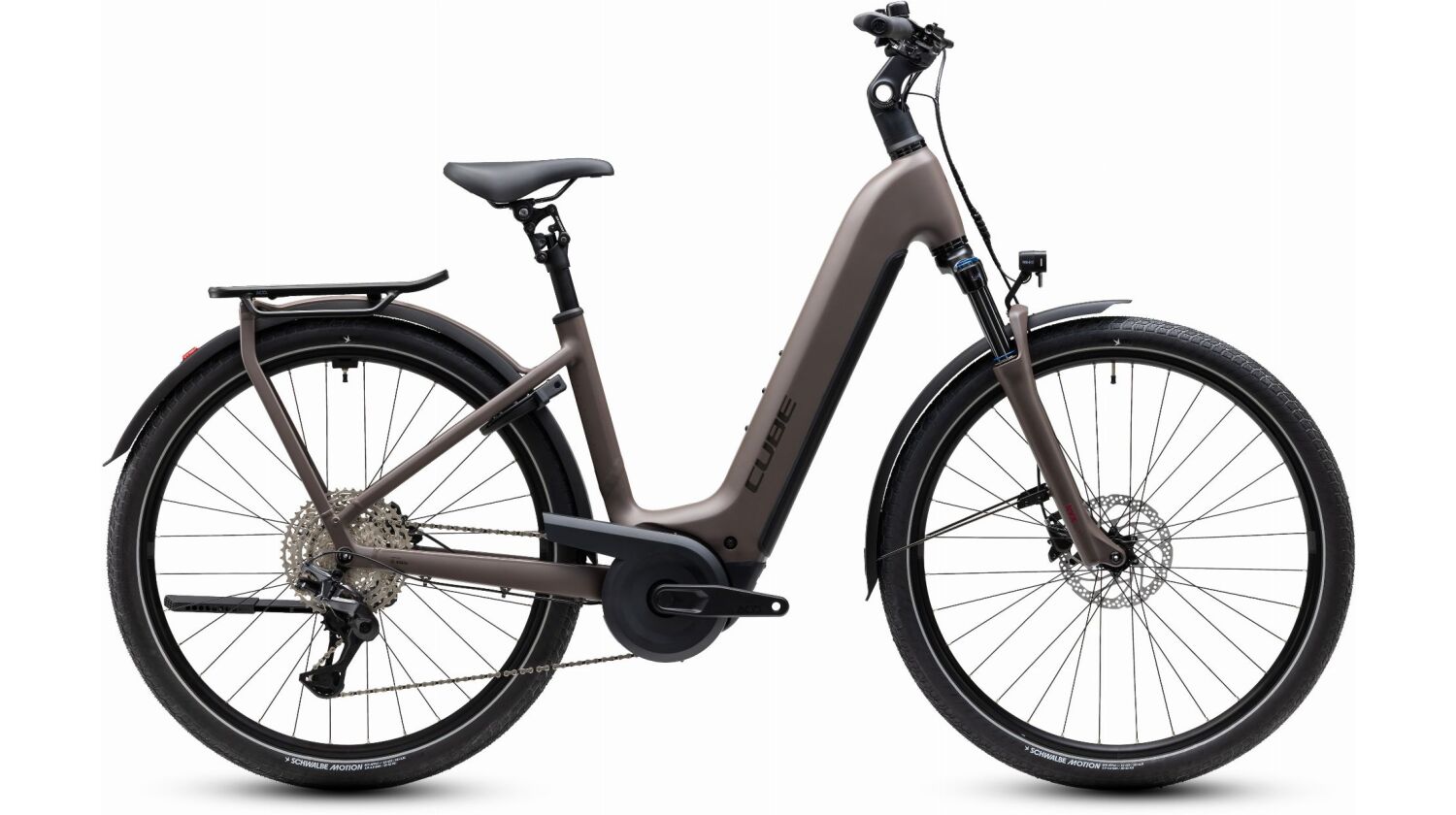 Cube Kathmandu Hybrid One 800 Wh E-Bike Easy Entry 28" cedar´n´chrome